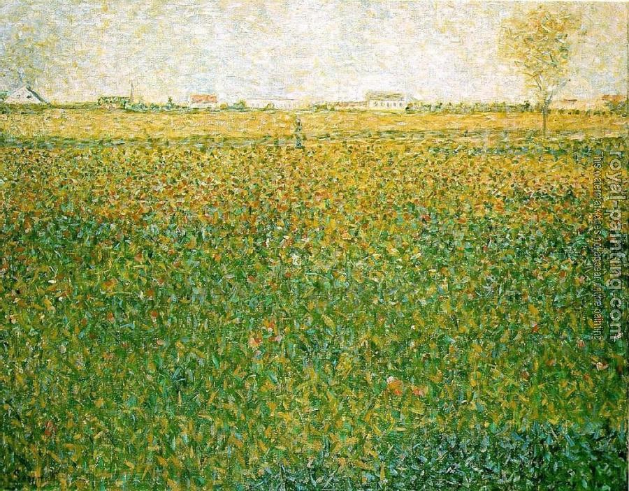Georges Seurat : Alfalfa Fields, Saint-Denis